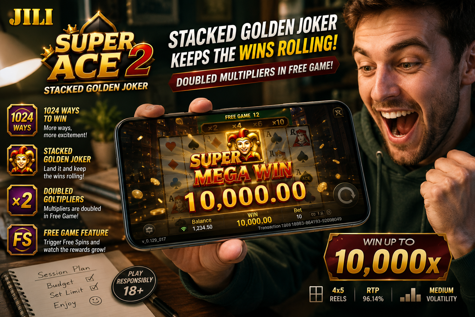 JILI Super Ace 2 Review: Why the Stacked Golden Joker Stands Out