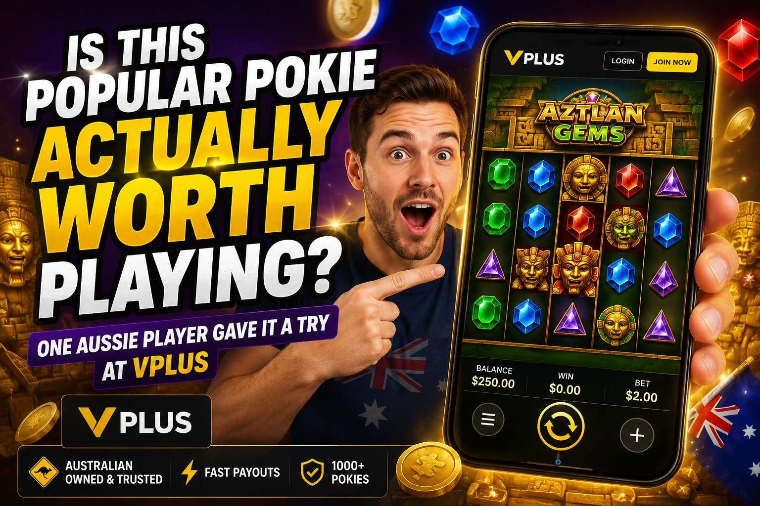 Is This Popular Pokie Actually Worth Playing? One Aussie Player Gave VPLUS a Try