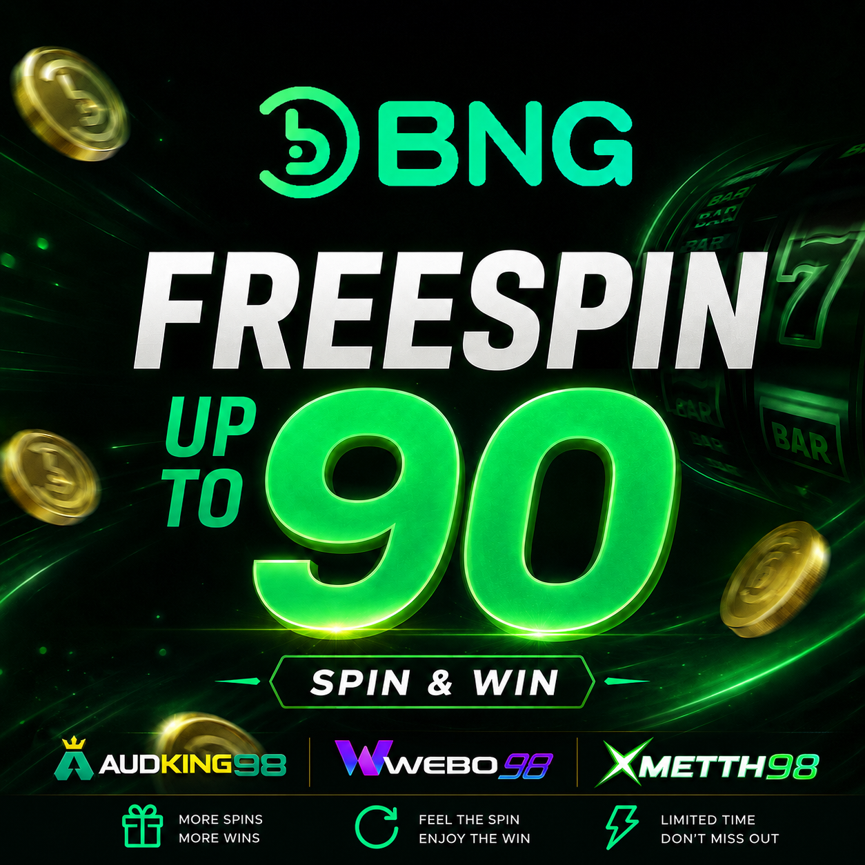 How to Claim Up to 90 BNG Free Spins in Australia | Spin and Win Promotion