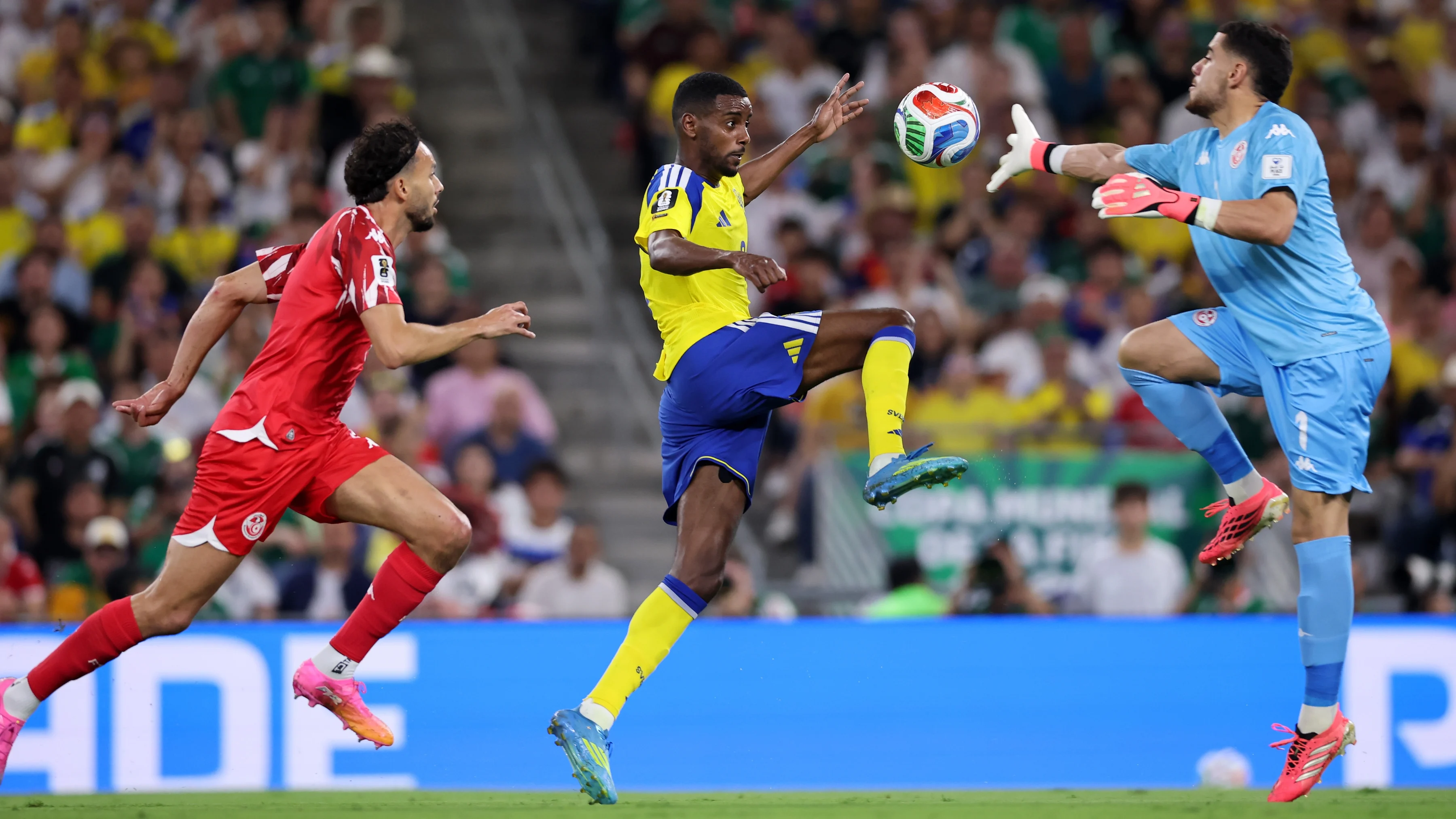 Sweden Smash Tunisia 5-1 to Take Control of Group F