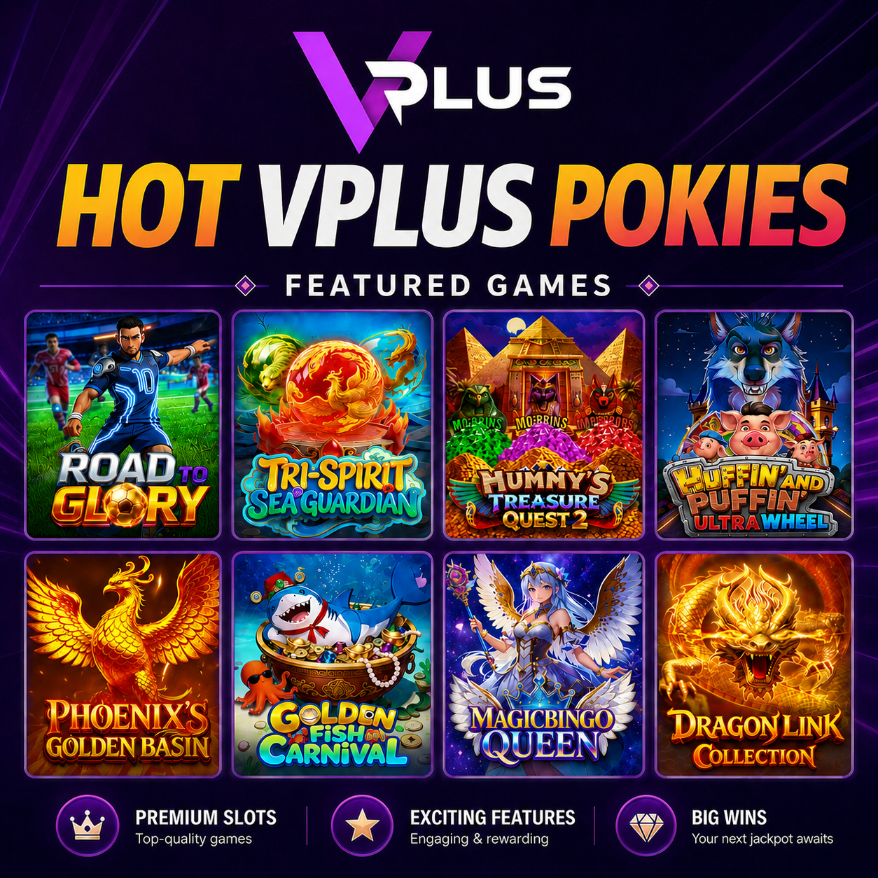 Best VPLUS Pokies in Australia: Explore Featured Online Pokies and New Games